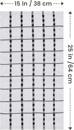 Miniatura 2 de Utopia Towels - Juego de paños de cocina de 12 unidades, 15 x 25 pulgadas, 100% algodón hilado en anillo súper suave y absorbente, toallas de lino
