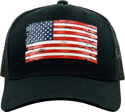 Miniatura 114 de KBETHOS Tactical Operator Collection USA Fishing Mesh Ballcap Flag Patch America Outdoors Trucker Baseball Cap