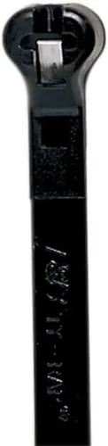 Miniatura 4 de Thomas & Betts TY23MX - Sujetacables negros de 4 pulgadas, resistencia a la tracción de 18 libras, púas de acero inoxidable y posiciones de bloqueo