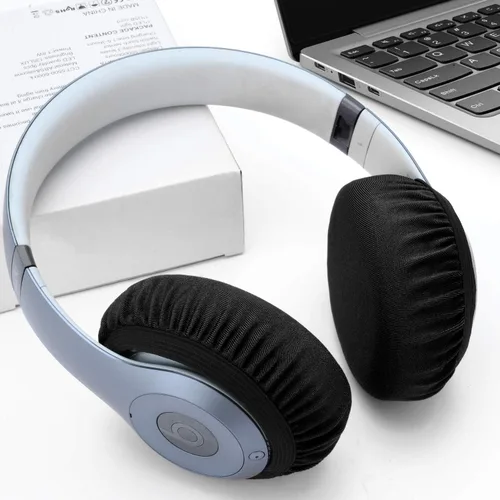 Miniatura 5 de Protectores de tela flexible para los oídos, elásticos y lavables para Beats Studio 3/2, Bose QC35 25 15 y otros auriculares con almohadillas de 3 a