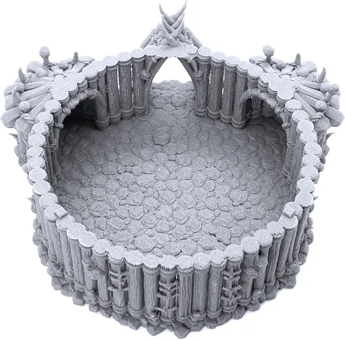 Miniatura 4 de The Witch Temple by Printable Scenery, 3D Impreso RPG Scenery y Wargame Terrain 1.102 in Miniaturas