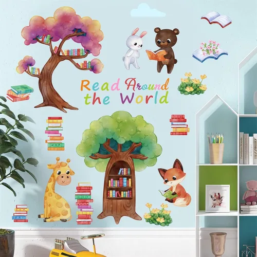 Miniatura 11 de Colorida calcomanía de pared inspiradora, citas motivacionales, calcomanías de pared con texto positivo para aula, diseño de lunares extraíbles