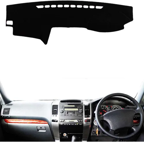 Alfombrilla para Toyota Land Cruiser Prado J120 2003-2009 Pantalla baja de conducción derecha tablero cubierta tablero tablero pad alfombra alfombra