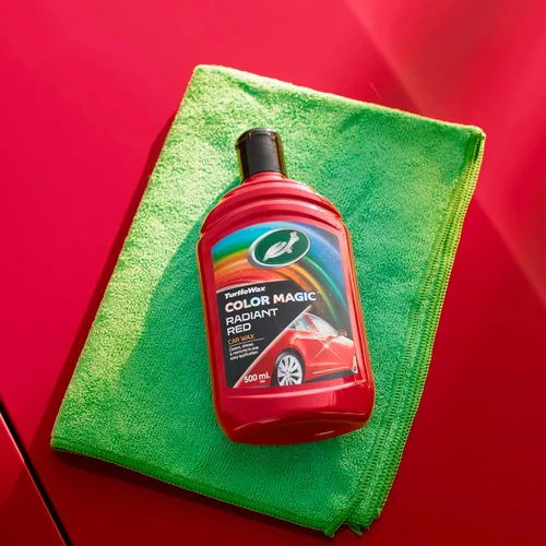 Miniatura 4 de Turtle Wax 52711 Color Magic Cera para Pintura de Coche Restaura Color y Brillo Rojo 500 ml