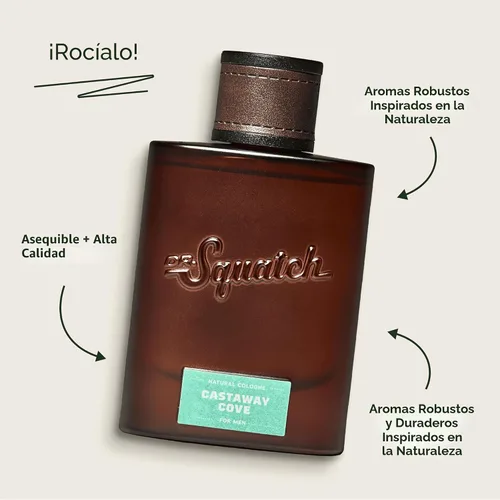 Miniatura 2 de Dr. Squatch Colonia Natural para Hombre - Fragancia de Bergamota, Lavanda y Vainilla Inspirada en Coconut Castaway - Ingredientes de Fuentes