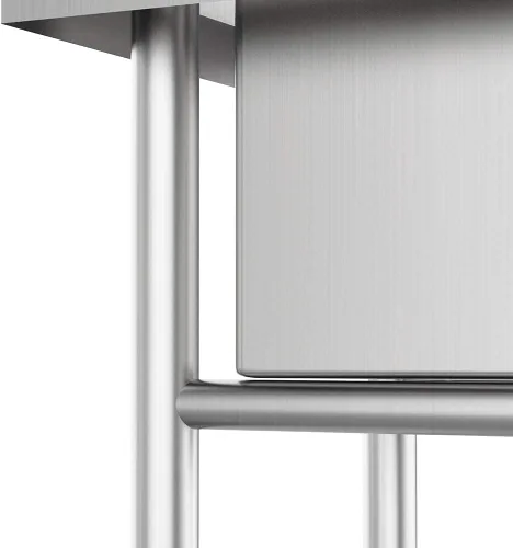 Miniatura 9 de VINGLI Fregaderos utilitarios independientes mejorados de 28" de acero inoxidable 304 para cuarto de lavandería con protector contra salpicaduras