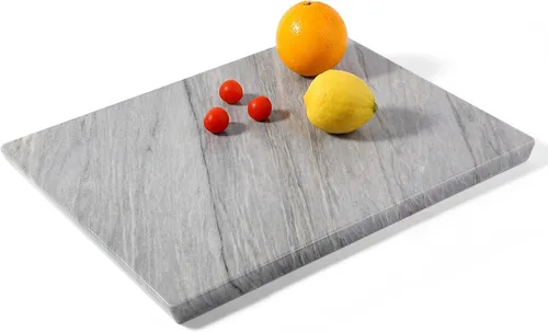 Miniatura 27 de Tabla de cortar de granito Koville para cocina, tabla de queso de losa de mármol grande de 16x12 pulgadas, tabla de servir rectangular para hornear