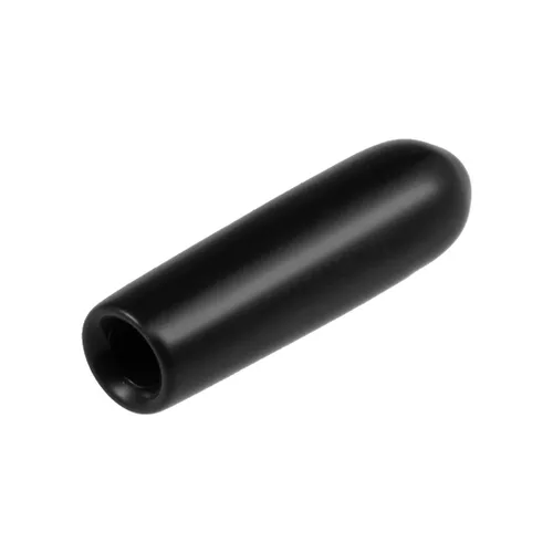 Miniatura 6 de uxcell 80 tapas de goma de 0.551 in de vinilo de identificación redonda tapa tapa de rosca de tornillo protectores negro