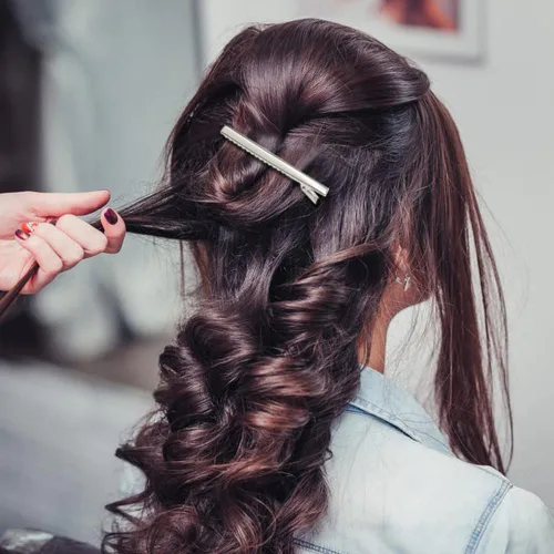 Miniatura 4 de Lawie Paquete de 100 pinzas de cocodrilo de metal para el pelo de cocodrilo de 2.953 in, pinzas para el cabello, pinzas para el cabello, pinzas