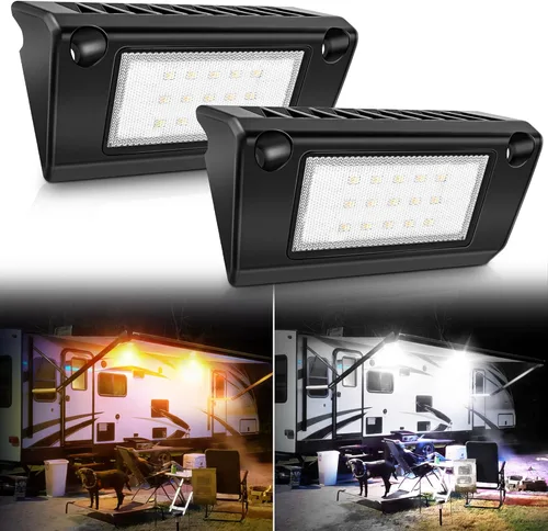 Miniatura 15 de Luz LED para porche exterior de casa rodante, impermeable, 10-30 V CC, baja corriente, accesorio de iluminación de 13 pulgadas, 90 W, 2800 lúmenes