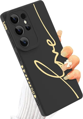 Miniatura 33 de Funda para Samsung Galaxy S22, Diseño Gráfico de Carta de Amor con Lindo Chapado en la Parte Trasera con Protección de Cubierta de Cámaras con Lente