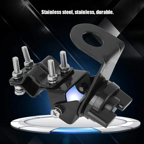 Miniatura 4 de Soporte de antena de radio de coche, montaje de antena móvil ajustable de 360°, soporte de montaje resistente de acero inoxidable para vehículo