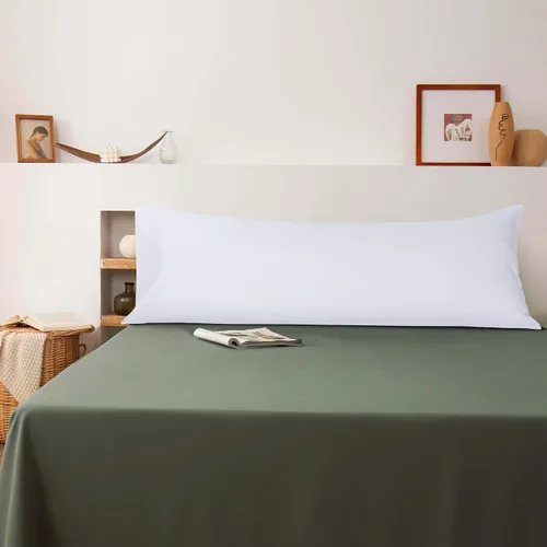 Miniatura 2 de BEDSUM Funda de almohada de microfibra para el cuerpo, suave, resistente a las arrugas y de fácil cuidado con cierre de sobre para adultos y mujeres