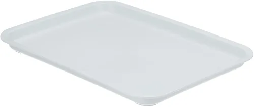 Miniatura 8 de PATIKIL Bandeja de comida rápida de 12 x 9, bandeja rectangular multiusos de plástico reutilizable para cafetería, restaurante, cocina en casa, Azul