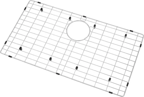 Miniatura 12 de LQS Rejilla de fregadero y rejilla inferior del fregadero, protector de fregadero para fregaderos de cocina de acero inoxidable de 19 1/16 x 13 3/4