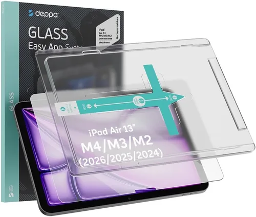 Miniatura 10 de Deppa Protector de pantalla para iPad Air de 11 pulgadas M4/M3/M2 (2026/2025/2024, 8ª/7ª/6ª generación) con kit de fácil instalación, compatible