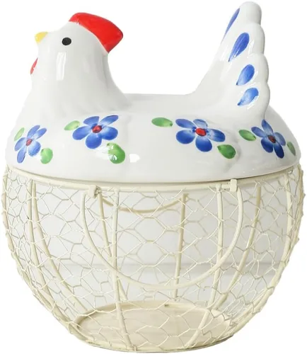 Miniatura 8 de Cesta de almacenamiento de huevos de estilo granja/cestas decorativas de almacenamiento de cocina