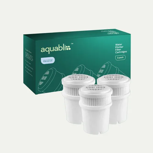 Miniatura 2 de AquaBliss Cartuchos de filtro de agua de repuesto, XL 2 veces más duraderos, los filtros de agua purificadores ofrecen agua potable de sabor limpio