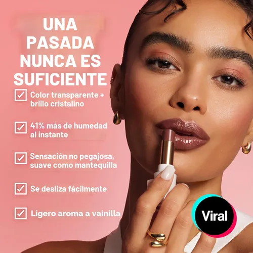 Miniatura 4 de REVLON Bálsamo de brillo de vidrio súper brillante, bálsamo labial teñido brillante transparente, fórmula hidratante con ácido hialurónico, aloe