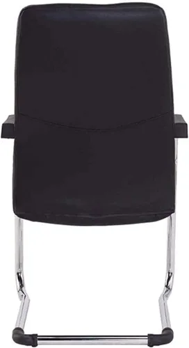 Miniatura 4 de Silla de computadora para reuniones de ocio, silla de oficina en casa, silla ergonómica, cómoda silla de cuero con lazo, silla de personal