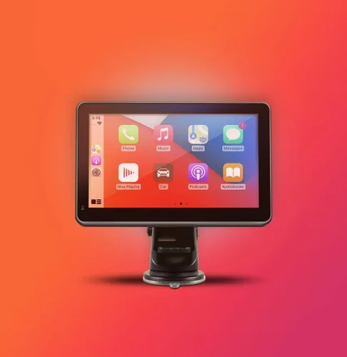 Miniatura 2 de Car and Driver INTELLIDASH PRO - Pantalla táctil IPS inalámbrica con Bluetooth, SiriusXM, Siri Assistant. Soporte para parabrisas de tablero
