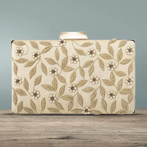 Miniatura 2 de Aheli Bolsos de mano indios para mujer, bolsos de noche hechos a mano para boda, fiesta nupcial