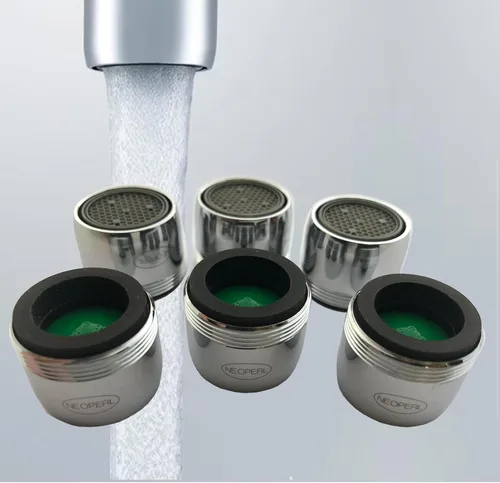 Neoperl Perlator - Aireador de grifo de 1.5 gpm de flujo económico (6 unidades, doble)