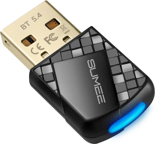 Miniatura 9 de Adaptador USB Bluetooth 5.0 dong, transmisor inalámbrico Bluetooth receptor para PC, portátil, computadora de escritorio, música estéreo, música