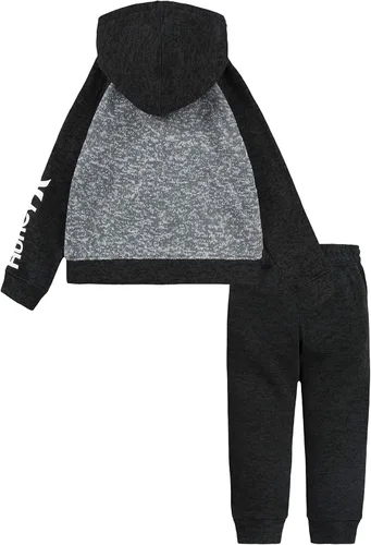 Miniatura 2 de Hurley Conjunto de 2 piezas con capucha y pantalones deportivos para bebé