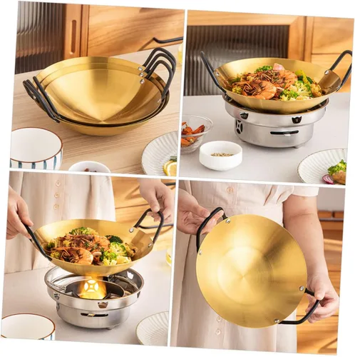Miniatura 3 de Housoutil Sartén gruesa de acero inoxidable para utensilios de cocina