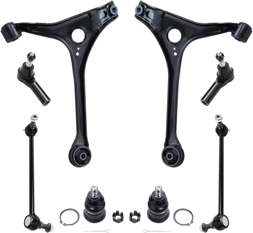 Miniatura 16 de Detroit Axle - Kit de brazos de control de extremo delantero de 8 piezas para Dodge Dakota 00-04, Durango 00-03, 4 brazos de control superior e