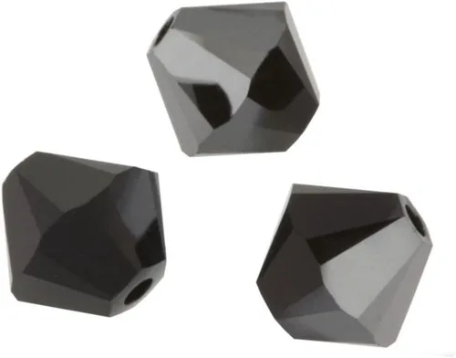 Miniatura 11 de 100 piezas auténticas Preciosa de 3 mm (0,12 pulgadas) cuentas sueltas de cristal bicono facetado pequeño amatista púrpura compatibles con cristales