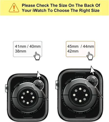 Miniatura 6 de para Apple Watch Correa de 38 mm, 40 mm, 41 mm, 42 mm, 44 mm, 45 mm Series 9 8 7 6 5 4 3 2 1 SE SE2 para mujeres y hombres, Correa de metal de acero