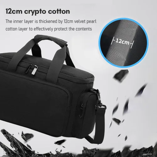 Miniatura 3 de Andoer Funda para cámara, resistente al agua, a prueba de golpes, DSLR/SLR, bolsa individual para cámara sin espejo con divisores extraíbles