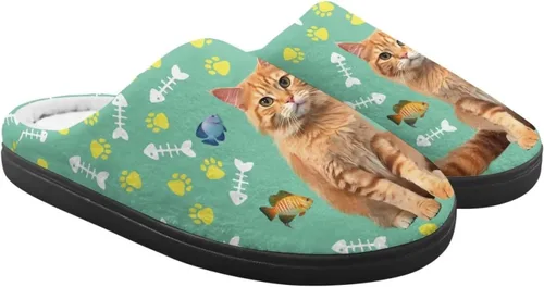 Miniatura 2 de Viewamoon Zapatos de casa de felpa unisex para niños, pantuflas cálidas para interiores para niños y niñas, pantuflas de casa para otoño e invierno