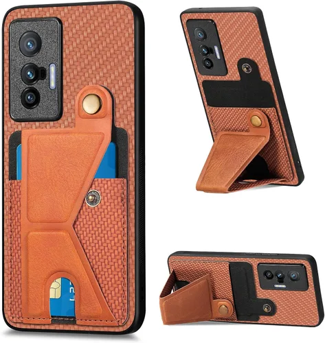Miniatura 125 de Funda para Xiaomi Poco M5s 4G, Funda para Redmi Note 10 4G / Note 10S 4G / Note 11 SE (India) Funda de cuero PU ranuras para tarjetas Soporte