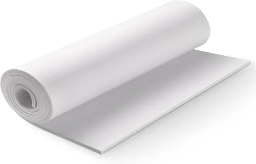 Miniatura 18 de Hoja de espuma EVA blanca en rollo, espuma EVA premium de 6 mm de grosor, 49" x 13.9", alta densidad 86 kg/m3 para disfraz de Halloween, Blanco