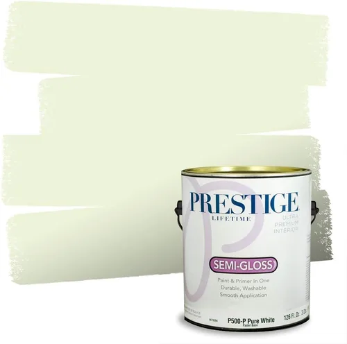 Miniatura 126 de PRESTIGE Pintura exterior e imprimación en uno, aloe, plano, 1 galón