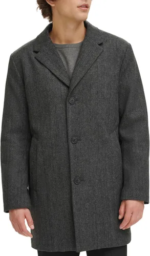 Miniatura 13 de DOCKERS Abrigo de mezcla de lana Henry para hombre (tallas regulares y grandes y altas)