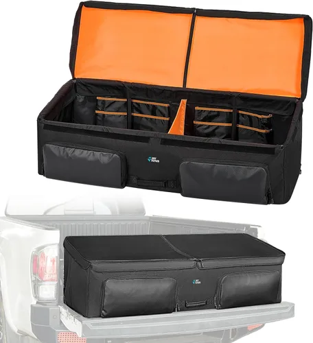 JOYTUTUS Organizador de Caja de Carga para Camioneta, Bolsa de Carga para Caja de Camión, Organizador de Almacenamiento Transportador Accesorios