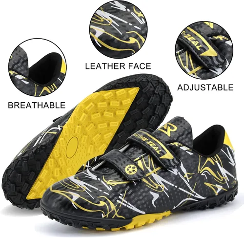Miniatura 4 de Rhyme-Zeal KidsTurf - Zapatos de fútbol Coomfortable para niños y niñas
