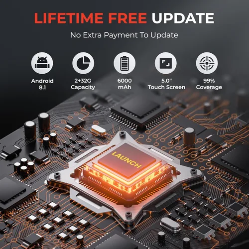Miniatura 8 de LAUNCH CRP123I V3.0 Elite OBD2 Herramienta de diagnóstico con DOIP y CAN FD, nuevo lector de código 2026 para automóviles y camiones, motor ABS SRS