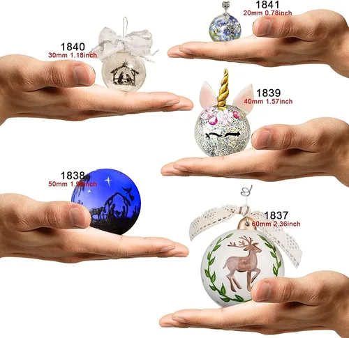 Miniatura 3 de Funshowcase Molde de silicona redondo de esfera para resina epoxi, fabricación de joyas, cera de vela, jabón casero, bomba de baño, juego de 5 piezas