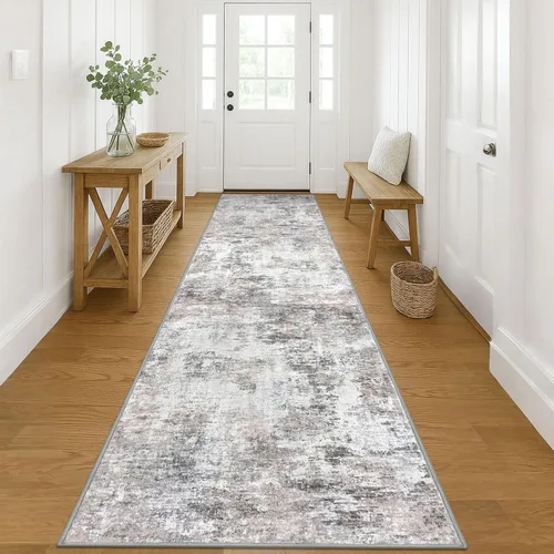 Miniatura 34 de Lansny Alfombra pequeña abstracta de 2 x 3 pies, alfombra de entrada, alfombra lavable para puerta de entrada, alfombra lavable antideslizante