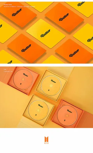 Miniatura 6 de BTS [ BUTTER ] Album [ PEACHES ] VER. CD+Photo Book+2 Lyrics Card+Instant Photo Card+Photo Stand+Folded Message Card+Graphic Sticker+Photo Card+1