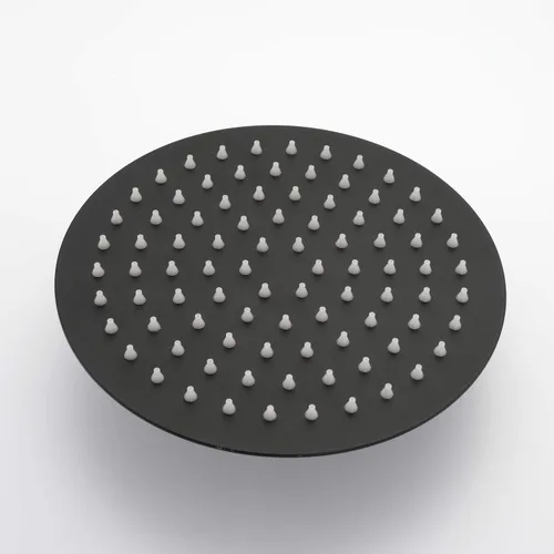 Miniatura 9 de Grifo de bañera y ducha de 3 manijas, juego de grifería de bañera negro mate con caño de cascada para bañera, kit de molduras de bañera y ducha