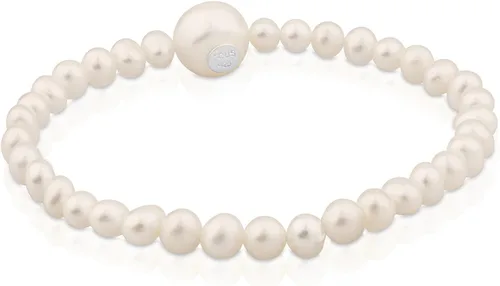 Miniatura 3 de Pulsera elástica TOUS Sweet Dolls en plata de ley con perla
