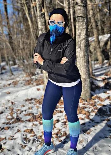 Miniatura 3 de Baleaf - Chaquetas impermeables para mujer, cortavientos reflectantes, plegables, ligeras, para correr, ciclismo, con capucha