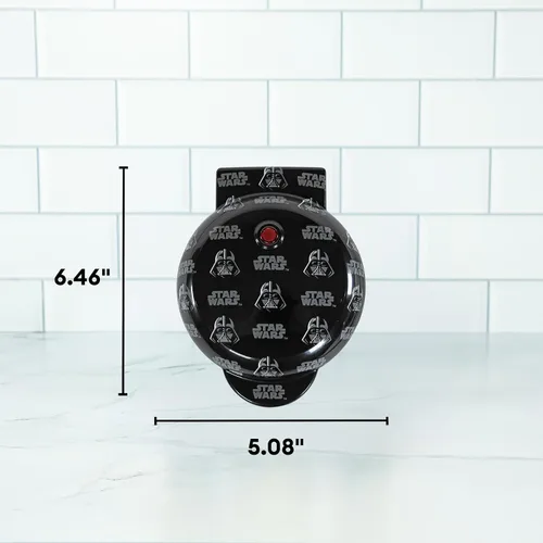 Miniatura 3 de Uncanny Brands - Mini gofrera de Darth Vader de Star Wars - Pequeño electrodoméstico de cocina
