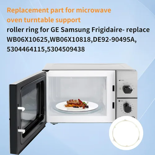 Miniatura 5 de 1 paquete de 5304509438 WB06X10818 - Anillo giratorio de microondas de 8.5 pulgadas, pieza de repuesto para GE, Samsung, Frigidaire, repuesto